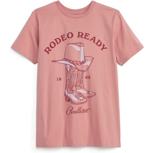 image:imagePendleton Womens Graphic TShirt 100 Cotton Soft Lightweight Casual TeeDusty Rose  Rodeo Ready