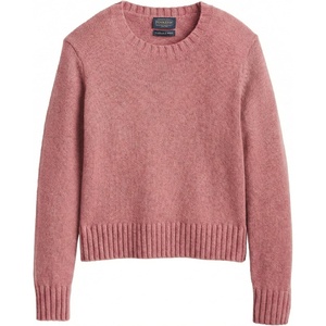 image:imagePendleton Womens Shetland 100 Wool Crewneck Sweater Soft Knit PulloverDark Rose Heather