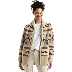 image:imagePendleton Womens Westerley Cardigan Iconic Pattern Soft Wool Knit SweaterTanBrown