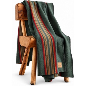 image:imagePendleton Yakima Throw 54 x 66 Wool CottonGreen Heather